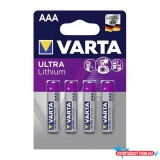 Elem mikro VARTA Ultra Líthium AAA 4-es