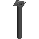 Element System Acélcsőláb D30; 800mm, Fekete (11100-00090) Heng.