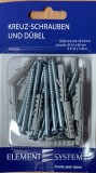 Element System Csavar+Tipli (18db)