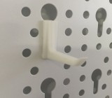 Element System Műanyag Akasztó, 40mm Fehér