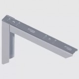 Element System Nehézkonzol, 150x200, ezüst-alu, 80 kg