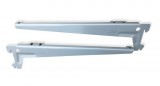 Element System Szögkonzol Párban Ezüst-Alu 33cm