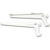 Element System Szögkonzol Párban Fehér 48 cm