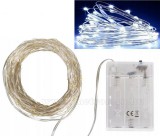 Elemes LED fényfüzér 100 db micro LED-del 10 Méter Hideg Fehér