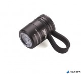 Elemlámpa, mágneses rögzítővel, állítható fényfunkció, futáshoz, TROIKA, fekete