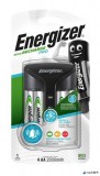 Elemtöltő, AA ceruza/AAA mikro, 4x2000 mAh AA (előtöltött), kijelzővel, ENERGIZER "Pro"