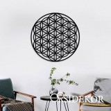 Élet virága falikép fából