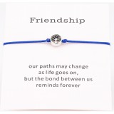 Életfás barátság karkötő