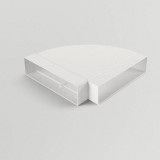 Elica - Lapos csatorna sarok 90° vízszintes 218x55 mm