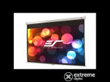 EliteScreens 84" (16:9) manuális fali vászon M84NWH (185 x 104 cm, Fehér váz)