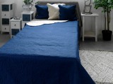 Ella ágytakaró dark blue 140*220