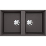 Elleci Best 450 gránit mosogató medence Espresso