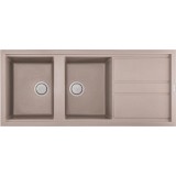 Elleci Best 500 gránit mosogató medence G43 Tortora