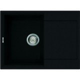 Elleci Easy 135 gránit mosogató medence Nero Full Black