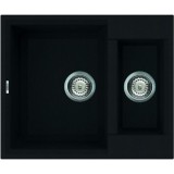 Elleci Easy 150 gránit mosogató medence Full Black