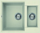 Elleci EASY 150 granitek mosogatótálca G62 bianco antico színben