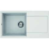 Elleci Easy 290 gránit mosogató medence Bianco Titano