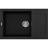Elleci Easy 310 gránit mosogató medence Full Black