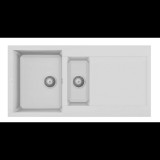 ELLECI Easy 475 Gránit Mosogató G68 bianco