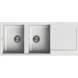 Elleci Easy 500 gránit mosogató medence Bianco Titano