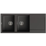 Elleci Easy 500 gránit mosogató medence Full Black