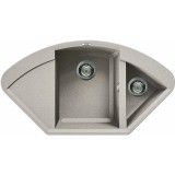 Elleci Easy CORNER gránit mosogató medence Tortora