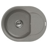 Elleci Easy ROUND 600 gránit mosogató medence Cemento