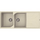 Elleci Ego 500 gránit mosogató medence Bianco Antico