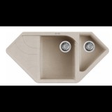 Elleci Ego CORNER Gránit Sarok Mosogató G51 avena