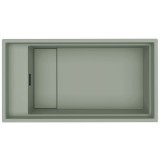 ELLECI Kerámia Mosogatótálca Dialogo 360 Workstation K82 Sage Green