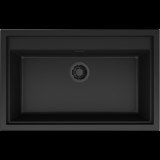 ELLECI - Mosogatótálca Sintesi 130 K86 Black fekete tartozékokkal