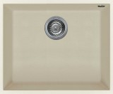 Elleci QUADRA 105 granitek undermount mosogatótálca G62 bianco antico színben