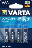 ELM-AAA elem LR03 VARTA Longlife Power 4db-os csomag