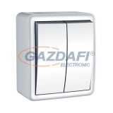 ELMARK 191041 CSILLÁRKAPCSOLÓ, FALON KÍVÜLI IP44 FEHÉR