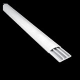 ELMARK 2m 70x20 FLOOR TYPE PLASTIC CABLE TRUNKING WHITE