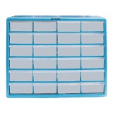 ELMARK 595120 MANYAG TÁROLÓ DOBOZ 24 FÓKUSZ SOROZAT 50X16X39cm NÉLKÜL CSAVAR