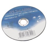 ELMARK 598441 FREEHAND CUT OFF WHEEL FOR METAL 150x1.6x22.2 T41