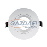 ELMARK 89149 Süllyesztett Kerek spot lámpatest, 12V, max. 20W, fehér, manyag, d=93mm, A++-E