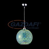 ELMARK 91SHADE3DR3 "Shade" csillár, E27, 250x1250mm, színes üveg, A++-E