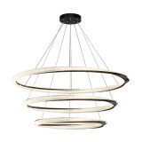 ELMARK 955ERICA12030BL ERICA LED FÜGGESZT LÁMPA 120W 3000K, FEKETE