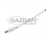 ELMARK 99ACC19 DC csatlakozó dugó 15cm kábellel LED szalaghoz, fehér