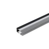 ELMARK 99ACC72BCRBL EL-72BCR PROFILE FOR GLASS SHELF 2.5M, BLACK