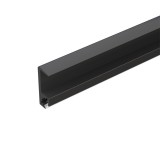 ELMARK 99ACC83CRBL EL-83CR PROFILE FOR WOOD SHELF 2.5M, BLACK