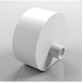 ELMARK 99LED1333ECH END CAP WITH HOLE FOR LED TUBE EL-1333