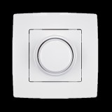 ELMARK CITY DIMMER LED KAPCSOLÓ 0-10V FEHÉR METÁL