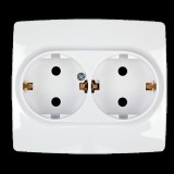 ELMARK CITY NÉMET TÍPUSÚ DUPLA DUGALJ METAL FEHÉR