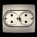 ELMARK CITY NÉMET TÍPUSÚ DUPLA DUGALJ PEZSGŐ METAL