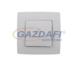 ELMARK "City" süllyesztett csengnyomó, metál fehér