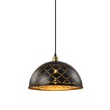 ELMARK CRISTINA függeszték 1xE27 fekete/arany