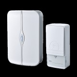 ELMARK DIGITAL DOORBELL 5027 SELF POWERED BUTTON WHITE